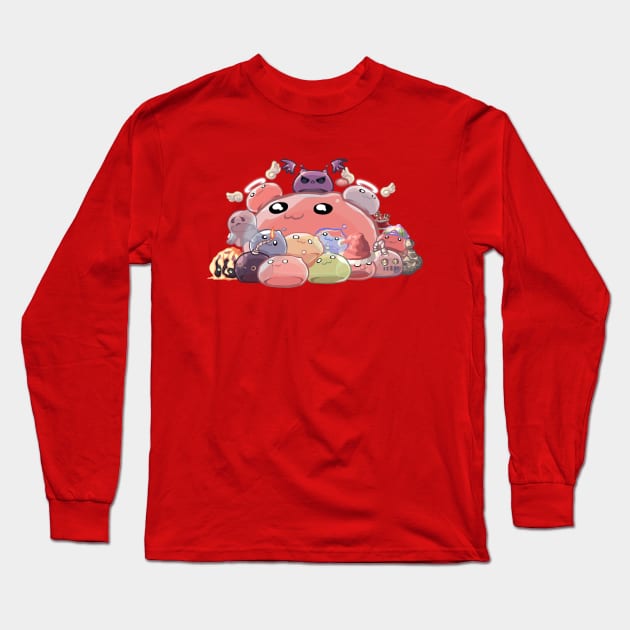 Poring's Family Long Sleeve T-Shirt by Hanshumon